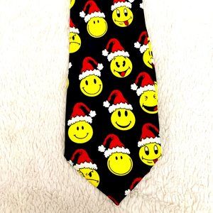 Tie - Christmas Collection Santa Happy Face